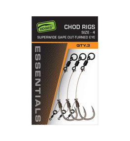 Fox - Edges Super Wide Gape Chod Rigs - 6 (x3) - (CCR203)