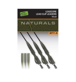 Fox - EDGES™ Naturals Leadcore Power Grip Lead Clip Leaders - (CAC852)