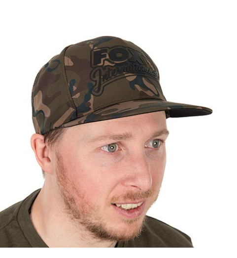 Fox - Camo Flat Peak Snapback Cap - Baseball Sapka - (CHH028)