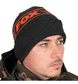 Fox - Collection Beanie Hat - Black & Orange - Sapka - (CHH019)