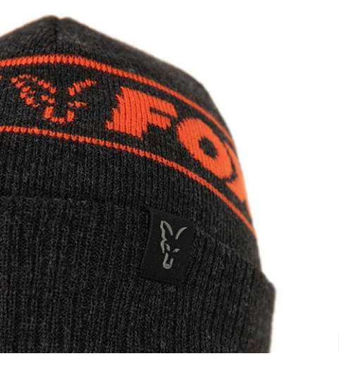 Fox - Collection Beanie Hat - Black & Orange - Sapka - (CHH019)