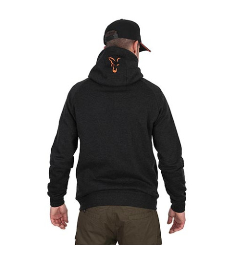 Fox - Collection LW Hoody Black & Orange - Kapucnis Pulóver