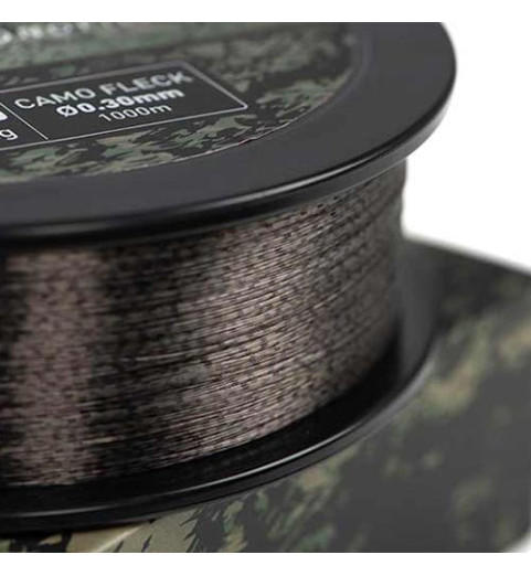 Fox - Soft Steel Fleck Camo Mono 18lb (8.2kg) 0.35mm x 1000m - Zsinór - (CML201)