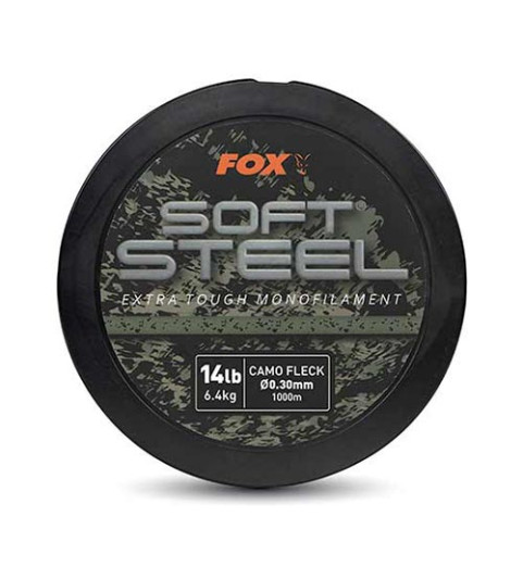 Fox - Soft Steel Fleck Camo Mono 14lb (6.4kg) 0.30mm x 1000m - Zsinór - (CML199)