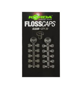 Korda - Floss Caps - Csali Stopper - Áttetsző - (KFLC1)