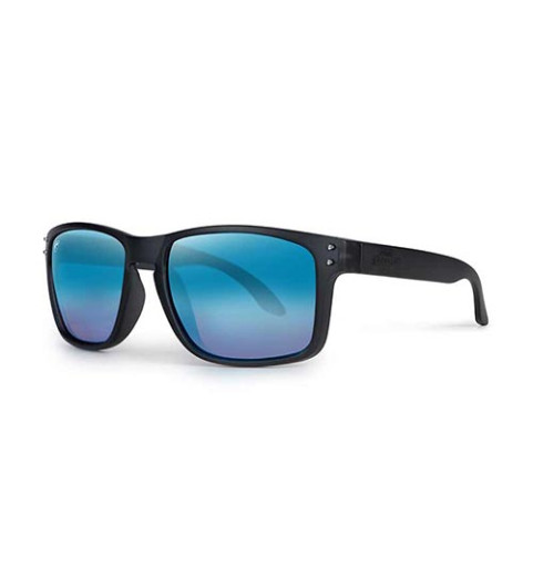 Fox - Rage Transparent Black Brown Lens Mirror Blue Sunglasses - Napszemüveg - (NSN014)