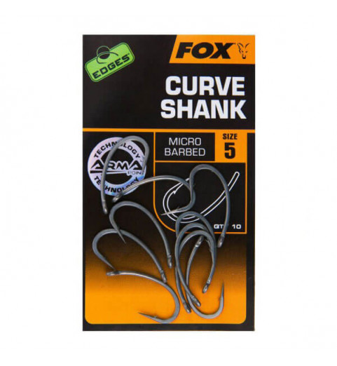 Fox - Edges Armapoint Curve Shank Hook - Pontyozó horog