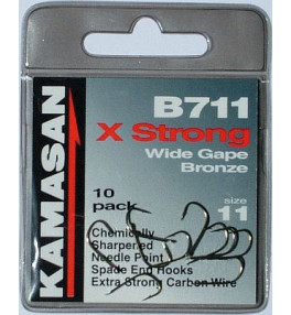 Kamasan - X Strong Wide Gape Bronze B711 - Keszegező Horog