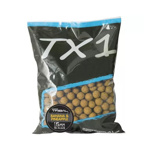 Shimano - TX1 Boillie Banana & Pineapple 24mm 1kg - Bojli Banán-Ananász -  (TX1BPB241000)