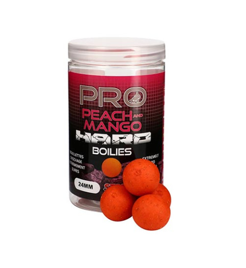 Starbaits - Hard Boilies Pro Peach & Mango 200g 24mm - (64431)