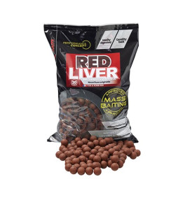 Starbaits - Mass Baiting Boilies - Red Liver 3Kg - Bojli