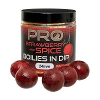 Starbaits - Boilies In Dip Pro Strawberry Spice 150g 24mm - Dippelt Bojli - (19564)