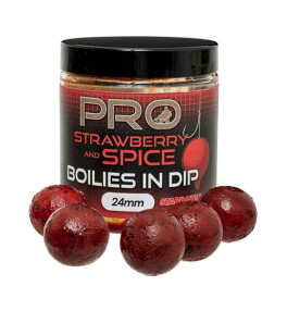 Starbaits - Boilies In Dip Pro Strawberry Spice 150g 24mm - Dippelt Bojli - (19564)
