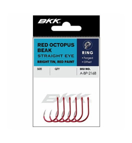 BKK - Red Octopus Beak 8/0 - Horog - (A-BP-2023)