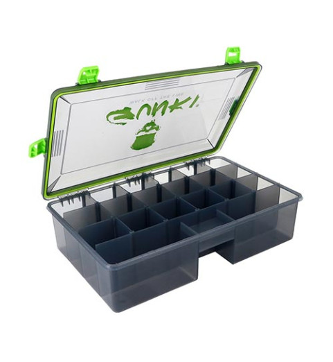 Gunki - Deep Waterproof Box Lures L - Csali és Aprócikk Tároló Doboz - (33626)