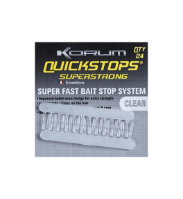 Korum - Quickstops – Clear -  (K0310225)