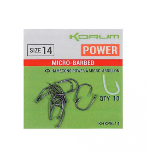 Korum - Xpert Power Micro Barbed Hooks - Mikro szakállas Horog