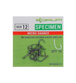 Korum - Xpert Specimen Micro Barbed Hooks - Micro szakállas Horog