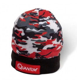 Quantum - Winter Cap black/red Camou - Sapka - (9788099)