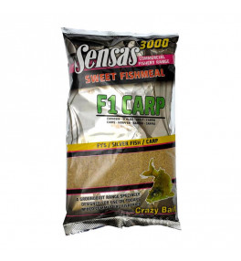 Sensas - Sweet Fishmeal UK F1 CARP 1kg - Etetőanyag