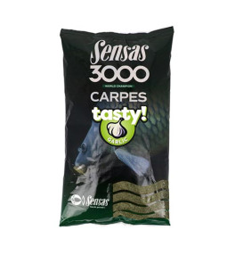 Sensas - 3000 Carp Tasty Garlic - (ponty fokhagyma) - 1kg - (40722)