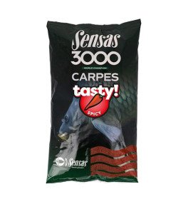 Sensas - 3000 Carp Tasty Spicy - (ponty fűszer Robin Red) - 1kg - (40761)